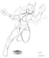 The combatant queen (sketch) by CookieSkoon