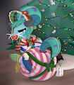 Cranky Present *Commission* (w/ messy alt)