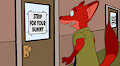 Zootopia Simpsons Thingy by lettherebecolor