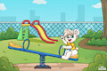 New playground friend by SmolSkeenie