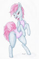 Moyna in a swimsuit by kiszkot