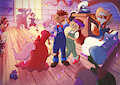 Tom sawyer try's polygamy by Qunt