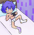 Summertime gaming by FriskeyFurley