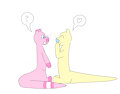 Sherbet tries on my glasses by BuddyUnicorn777