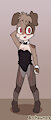 Bunny in a bunny suit