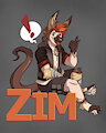 Zim TF Anthrocon Badge