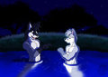 Silver Fox Glow by Domafox