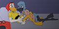 Commission - Cuddles with Fethry by Tejedora