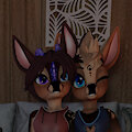 Deer movie night by EmmettSky