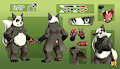 Ray the Pangoose - Refsheet [Art not mine]