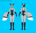 Ghostfox Swimsuit Reference (Black)