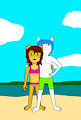 Beach hugs for Keiko by NatGallery