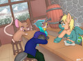 At The Tavern by Milachu92