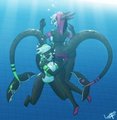 Aquatic Teasing~ by Luvythicus