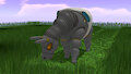 Ovis-IV Mowing the lawn