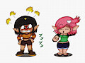 Chibi Aki & Natsu by Rokku1994