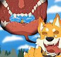 [COMMISSION]Into the Maw by RandyTheArtDog