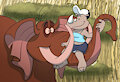 Two Jungle Pachyderms by RhinoGirl