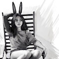 Hare Girl Koonie Chan by RiverDraconia