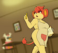 (Gift) MD AU: A Busy Pansear Waitress