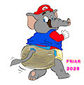 Messy Elephant Mario