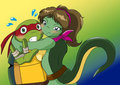 Rafael y Mona Lisa