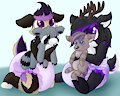 Friends and Plushes *Commission* (W/ wet&messy Alt)