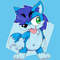 Anthonitecus Lupussius the Blue Wolf by MPCX