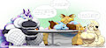 Tea and Cake(s) for Brunch by GengarGreeneIB
