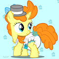 Baby New Year Pumpkin Cake by ThunderDasher07