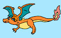 Pokemon Charizard Mum and Baby by FloppyPony