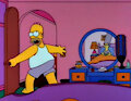 (Screenshot) Homer Simpson in Undershirt and Boxer Briefs