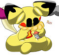 A wild fat pichu appeared!