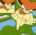Shoving a tiny victini in your victini breast by boolerex