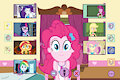 Pinkie's Webcam Shenanigans