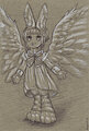 Sold - Angel Bunny by Kinspirit