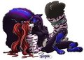 Cuddly Lovers by MaeFirewind