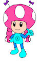 Toadette as Cutey Beetle