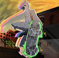 Skating Old school style by TheQueerOne