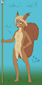 Squirrel warrioress by lonelywolfy