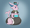 Tuxedo style Espeon by Merrit