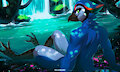 [Commission] Azure dreams by KilianKuro
