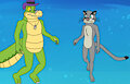 Brok and Graff Underwater Naked