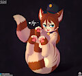 Long  Fluffy Tail [Commission] (Speedpaint)