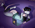Vee on Video Call by caty64