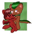 Chibi Snuggle Time by Kainus666