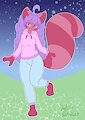 Artfight attack 01 - Luna the red panda