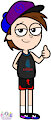 Mr.S (Seb) dressed in his summer clothes