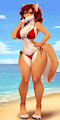 AI Beach Babe 5 of 6 by heraAI