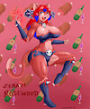 Zerath Rosewood pinup by cookingbutt86
